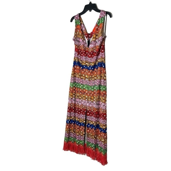 LA DoubleJ Crepe Jersey Stretch Midi Coverup Beach Dress in Pride Daisy size XS - Picture 6 of 16